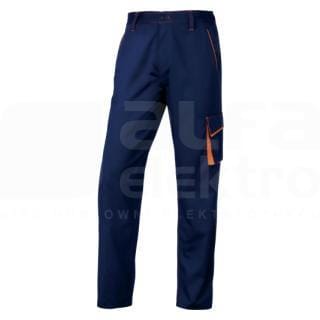DELTA PLUS - Pantalón PANOSTYLE poliester algodón marino naranja talla XS