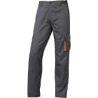 DELTA PLUS - Pantalón PANOSTYLE poliester algodón gris/naranja talla L