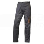 DELTA PLUS - Pantalón PANOSTYLE poliester algodón gris/naranja talla M
