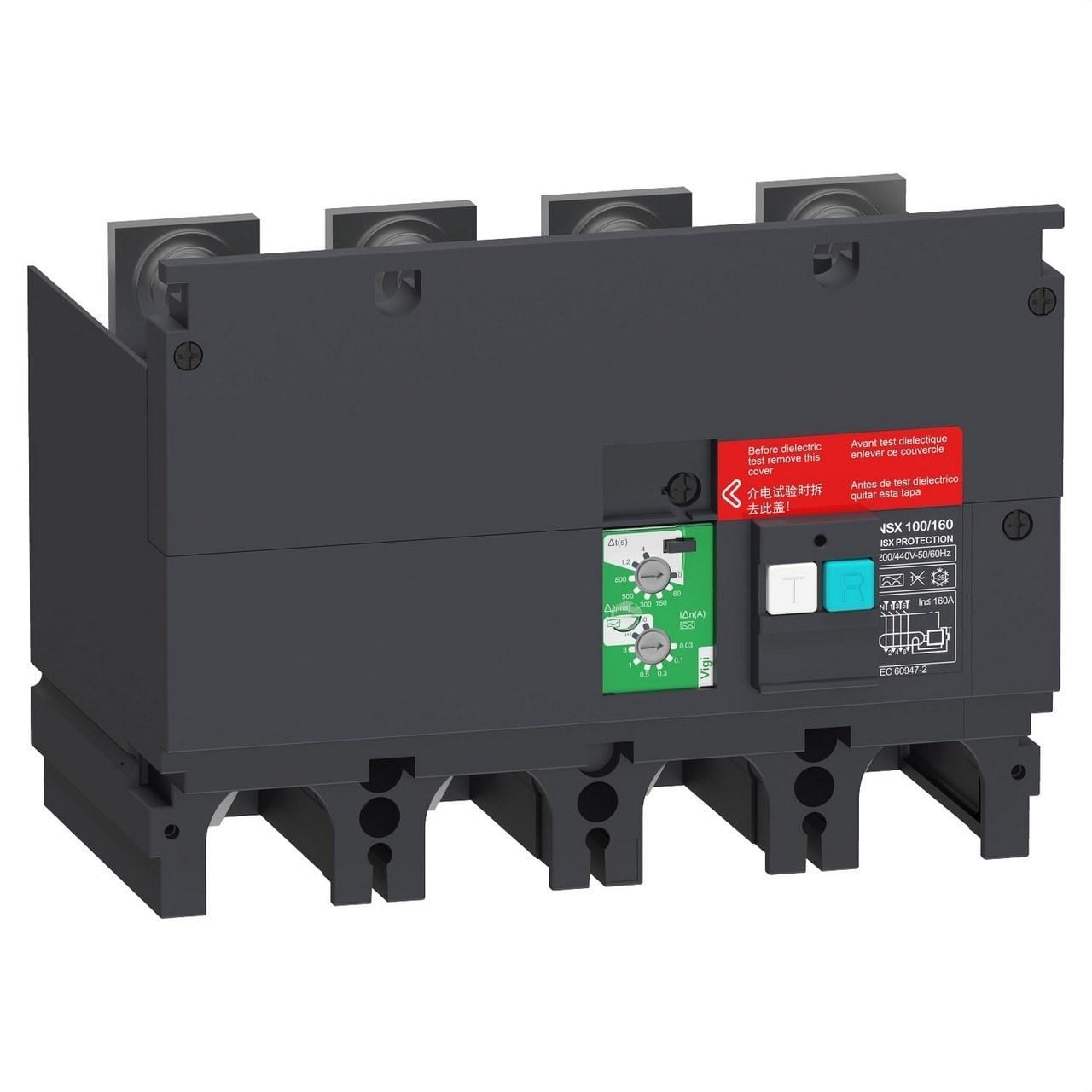Schneider Electric - Módulo de protección diferencial auxiliar Vigi NSX100/160 4P 220-440VCA 0,03-10A