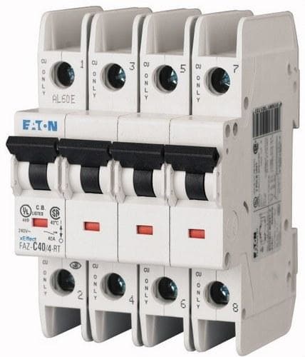 EATON - Interruptor magnetotérmico FAZ 2A 4P curva C NA