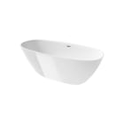 ROCA - Bañera Ariane 1650 x 750 exterior blanco desagüe click-clack y sifón