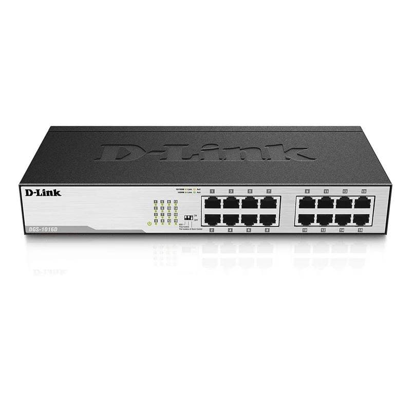 D-LINK - D-LINK SWICTH NO GESTION 16P GIGA RACK 19"