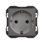 SIMON - Base de enchufe SIMON 270 schuko con embornamiento por tornillo titanio