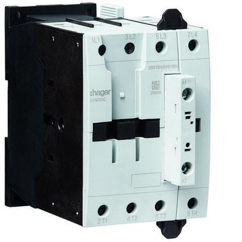HAGER - Contactor 4P 80A AC1 230/240V 50/60Hz