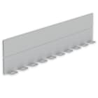 UNEX - Tabique separador PVC-M1 alto 100 mm Unex en U23X color gris