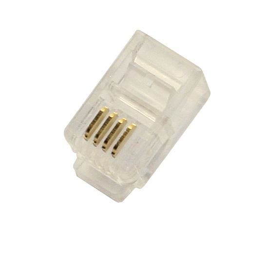 AVALVA - CONECTOR MACHO RJ9 4P4C