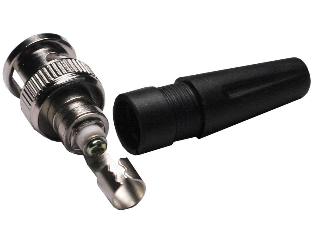 AVALVA - MACHO BNC CON BRIDA Y TORNILLO