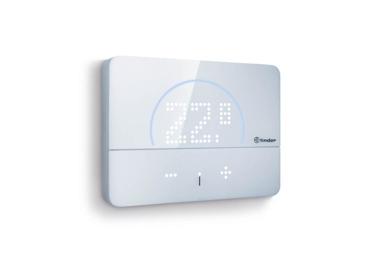 FINDER - Cronotermostato inteligente de pared Bliss2 868MHz RF SERIE 1C + Gateway 2ª generación