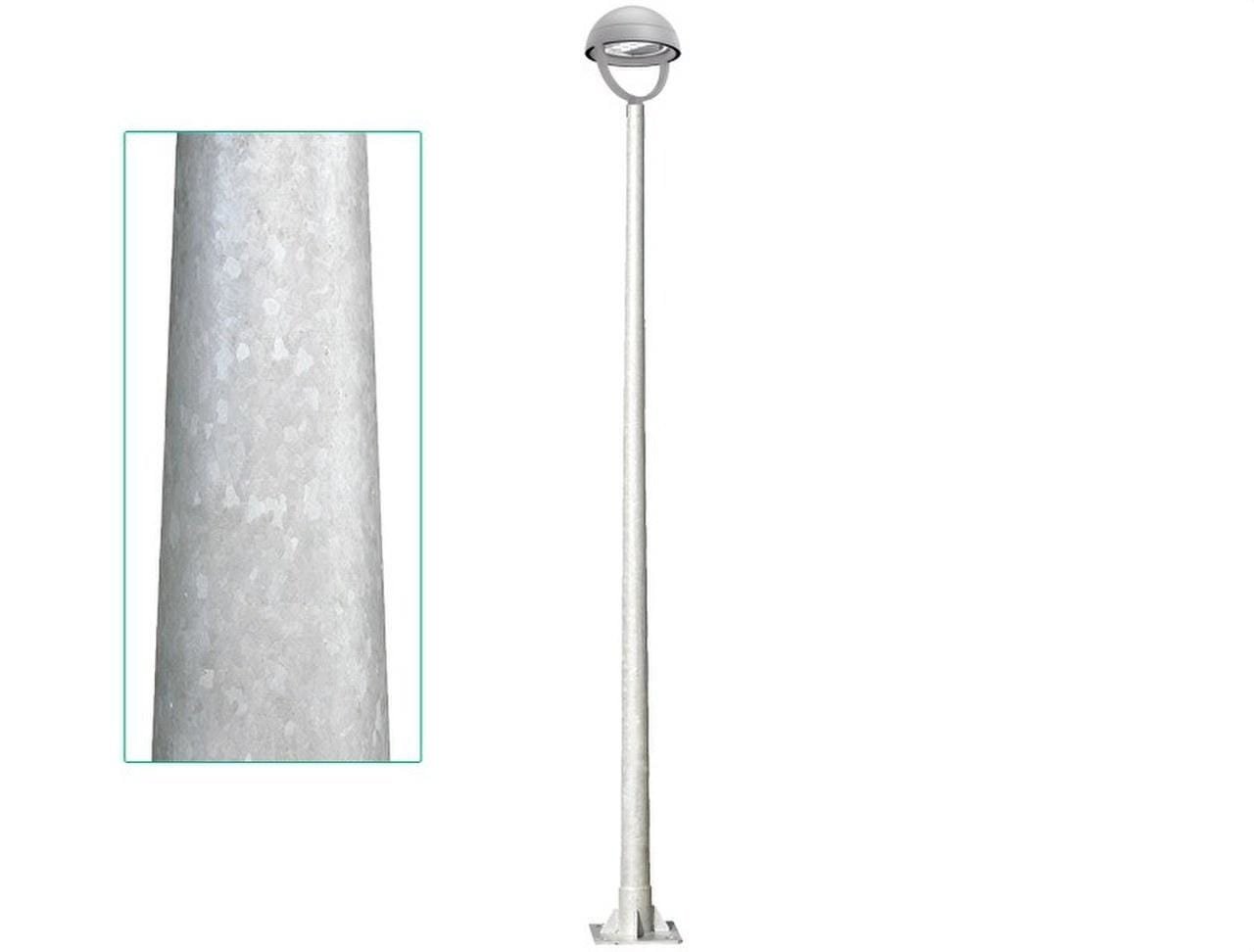 BENITO - Columna troncocónica 6m fijación top diámetro 60mm