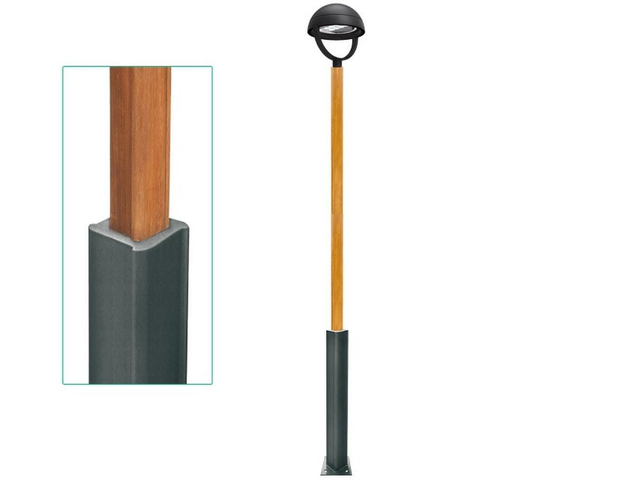 BENITO - Columna FUSTA 3,8m con base acero