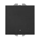 SIMON - Conmutador luminoso SIMON 270 10AX negro mate