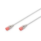 DIGITUS - LATIGUILLO U/UTP CAT 6 AWG 28 1M GRIS