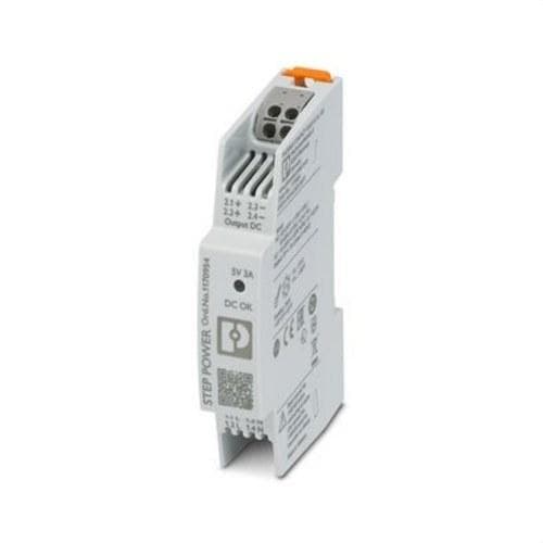 PHOENIX CONTACT - Fuentes de alimentación conmutadas de primario STEP POWER conexión push-in montaje sobre carril entrada 1 fásico salida 5V DC/3A