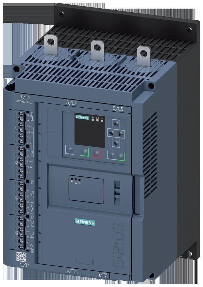 SIEMENS - Arrancador suave 113A 24V AC/DC conexión tornillo 200-480V
