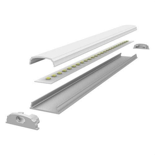 BLUELED - PERFIL ALUMINIO 18X6MM DOBLAR