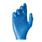 JUBA - Guante Nitrilo sin empolvar acabado texturizado en el interior talla 10 ambidextro y más grueso color azul apto uso alimentario