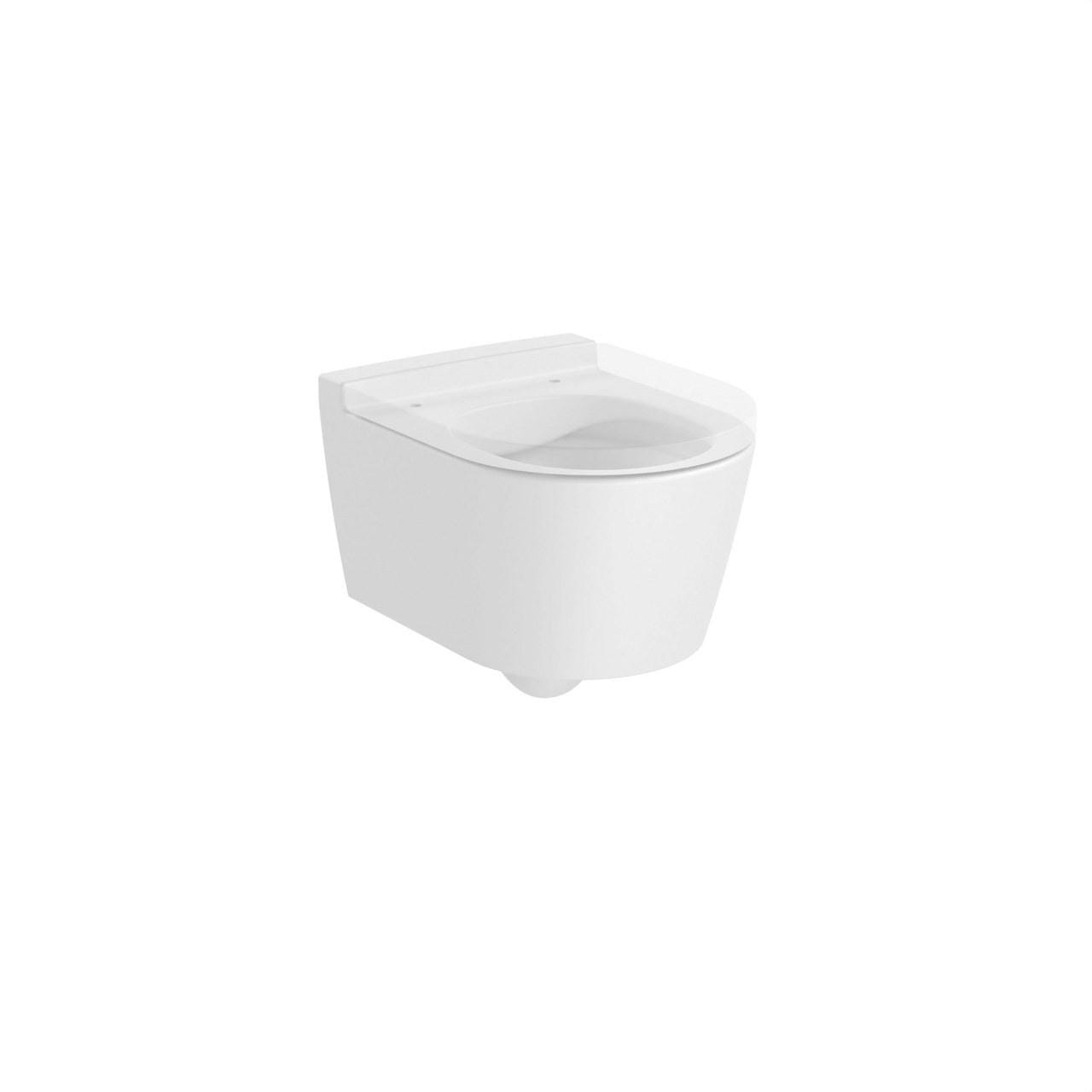 ROCA - Inodoro suspendido compacto INSPIRA redondo 480mm blanco mate