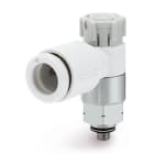 SMC - AS1201F-M3-04A-X790 REGULADOR DE CAUDAL M3 TUBO Ø4