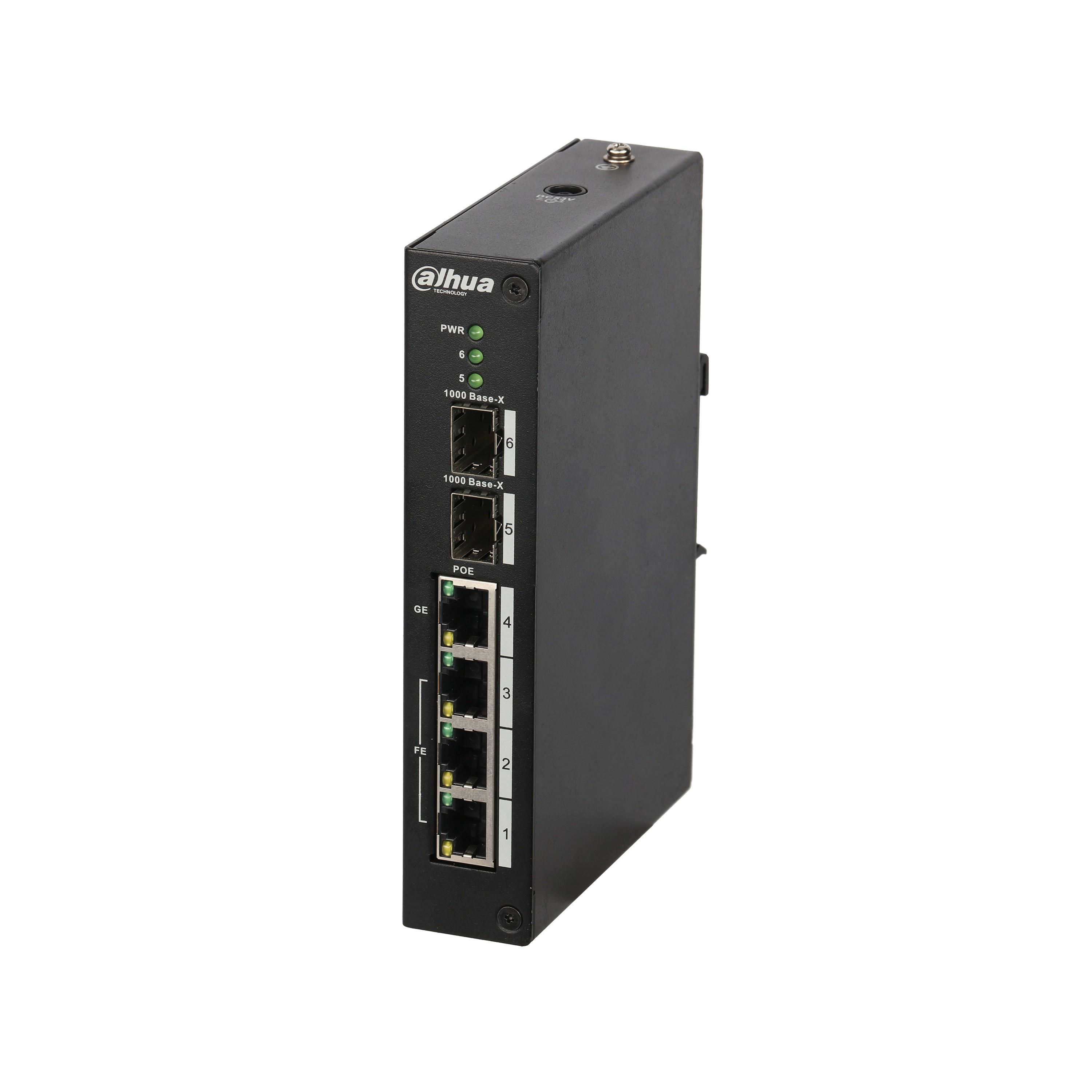 DAHUA - SWITCH INDUSTRIAL GESTIONABLE L2+ DE 3 PUERTOS  DA