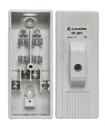 CAHORS - Caja de alumbrado DF20/1-C tetrapolar salidas bipolar con borne