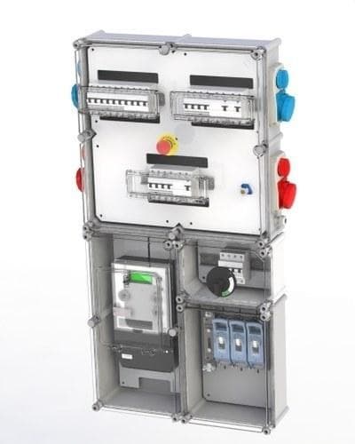CAHORS - Equipo provisional de obra vertical trifásico T1 13,85KW