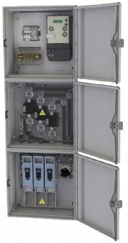 CAHORS - Conjunto medida para suministro superiores 63A 3 PANINTER exterior