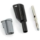 HT INSTRUMENTS - Conector prolongador cables 1066-IECN con conectores 4mm negro