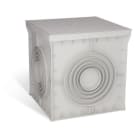 GAESTOPAS - Arqueta 480x480x450mm con tapa ciega 4 salidas gris