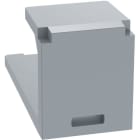 PANDUIT - BLANK MODULE, 1 PORT, INTL GRAY