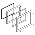 Schneider Electric - Adaptador a corte panel A GP-4100 3,4"
