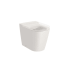 ROCA - Inodoro tanque alto o empotrable 560mm beige INSPIRA ROUND adosado pared
