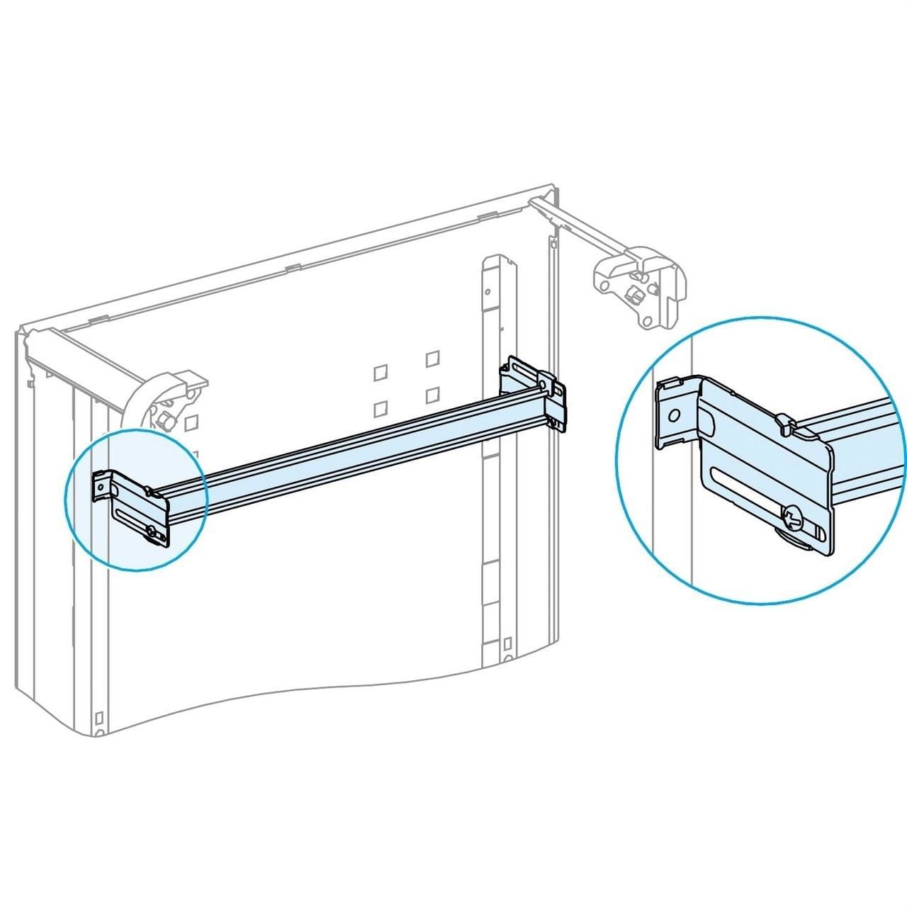 Schneider Electric - Carril modular G regulable en profundidad 600mm