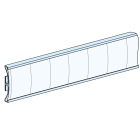 Schneider Electric - Set portaetiquetas alto 24mm largo 432mm (12u)
