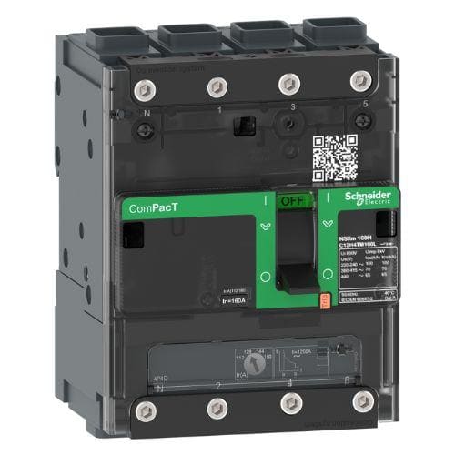 Schneider Electric - Interruptor NSXm100E 16kA AC 4P4R 80A TMD EverLink