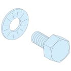 Schneider Electric - Set 40 tornillos + tuercas M6x20 + arandelas
