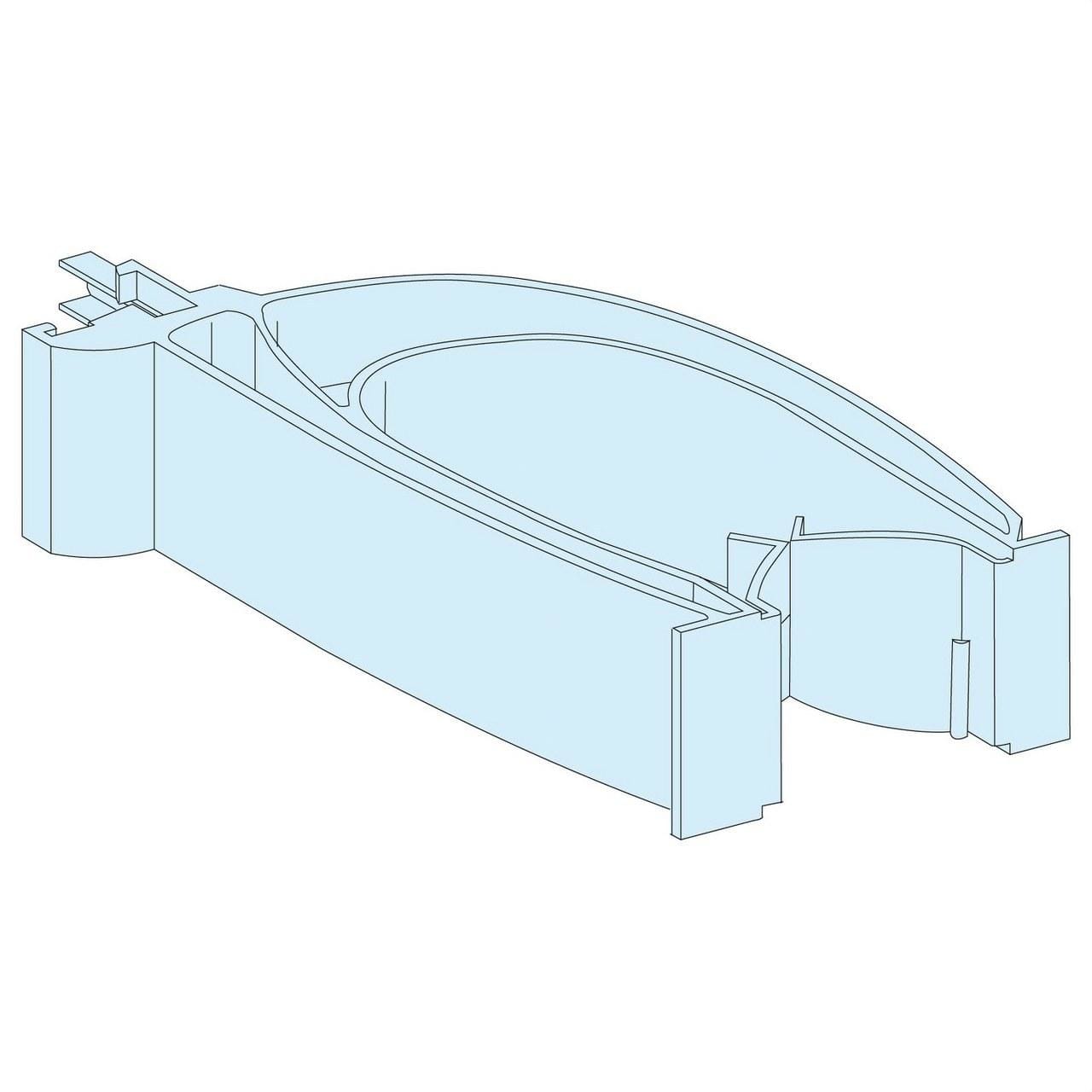 Schneider Electric - Set brazaletes G para cableado vertical (12u)