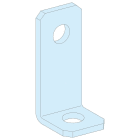 Schneider Electric - Set soportes angulares + tornillos (4u)