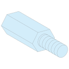 Schneider Electric - Set realces hexagonales M5 alto 23mm (4u)