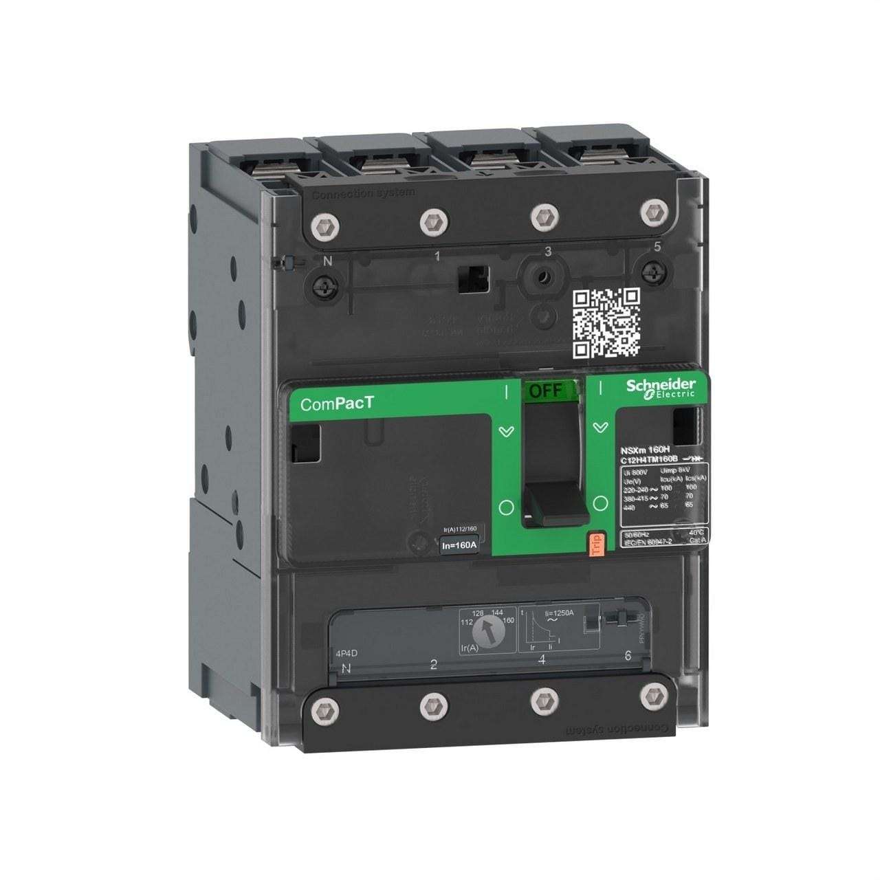 Schneider Electric - Interruptor NSXm100E 16kA AC 4P4R 32A TMD tornillo