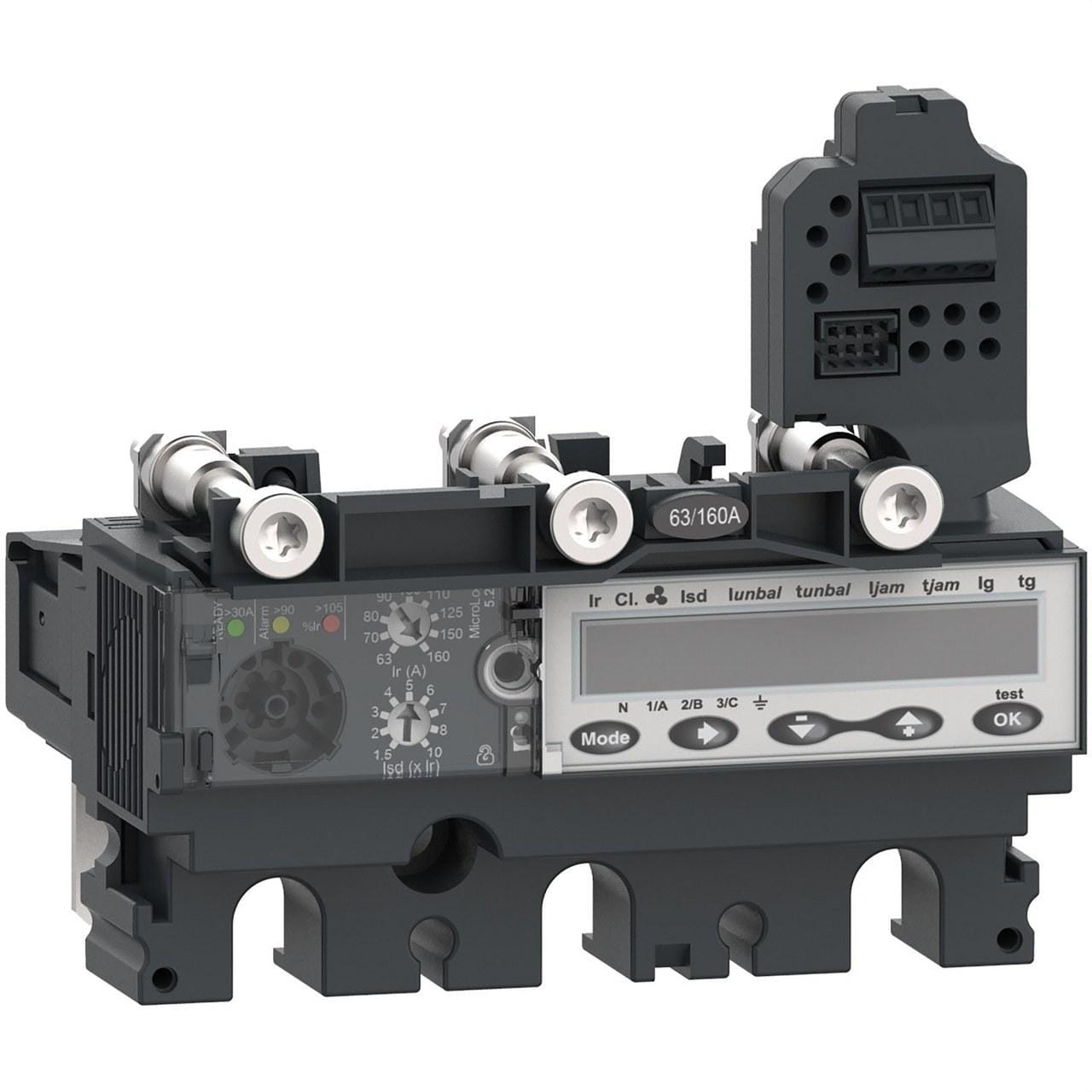 Schneider Electric - Unidad de control NSX160 AC 3P3R 160A 5.2E