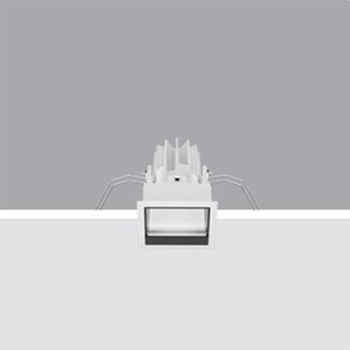 IGUZZINI - Luminaria LASER FRAME WW DALI 8,4W 3K blanco/negro