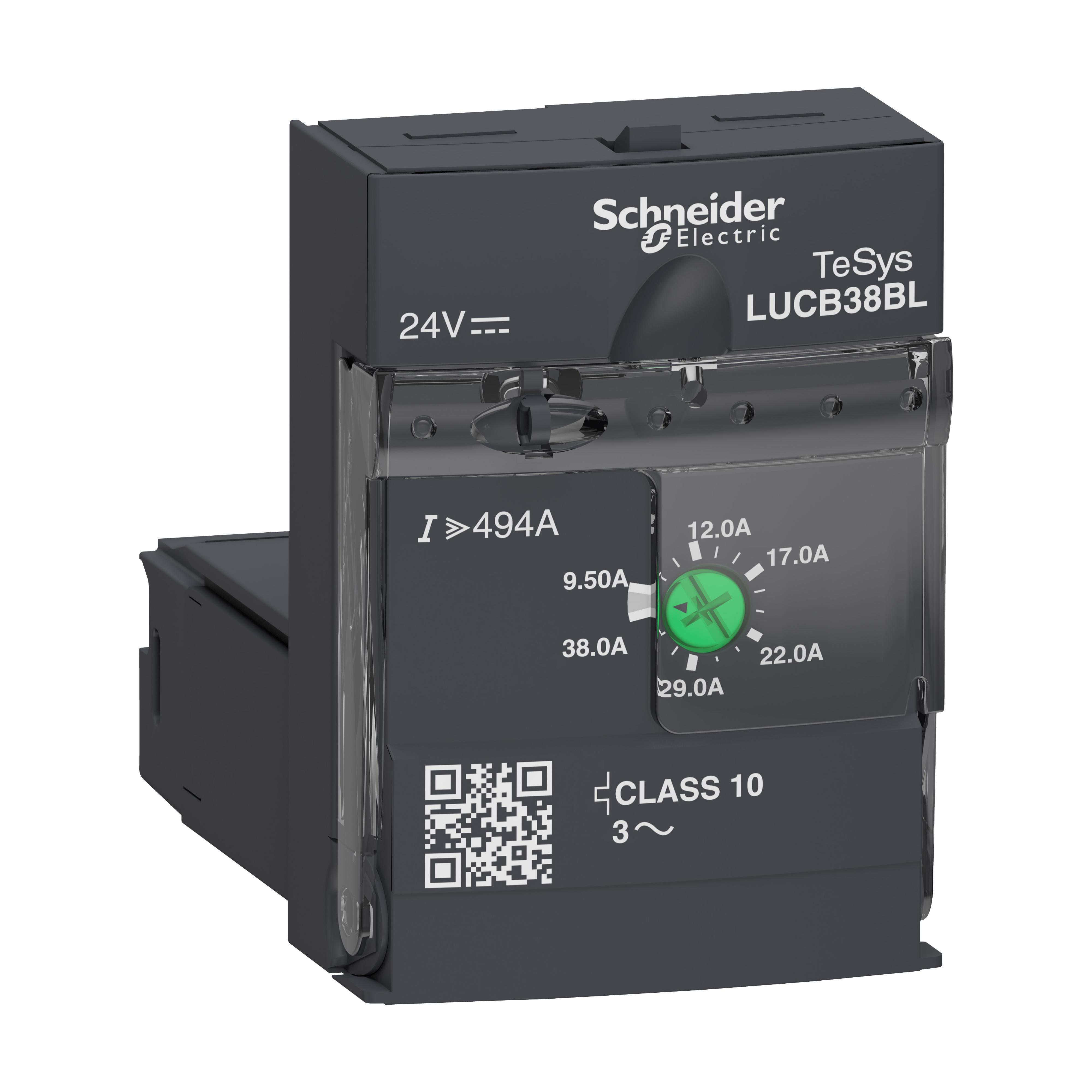 Schneider Electric - UNIDAD DE CONTROL AVANZADA LUCB - CLASE 10 - 9,5...38 A - 24 V CC