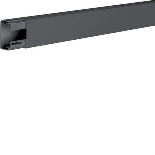 HAGER - Canal LF en PVC de 30x45mm negro RAL9011