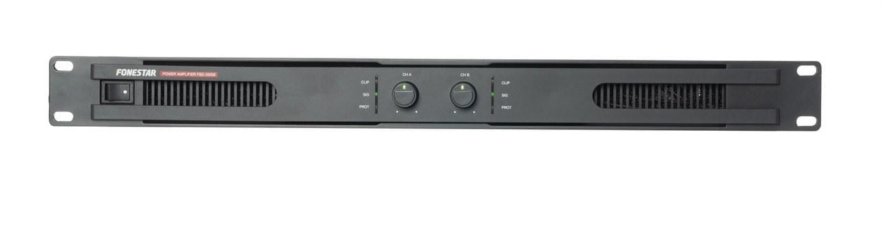 FONESTAR - ET.POT.MEGAF.2C SAL.100V O 70V INST.MEGAF.2x400W RMS Ó 1 X 480 W RMS(UN SOLO CAN