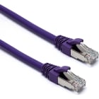 EXCEL - EXCEL CAT6A 5M FFTP LSOH PATCH LEAD VIOLET