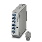 PHOENIX CONTACT - Caja de distribución para carril montada completamente lista para empalmar para 6x LC-Duplex (OS2)