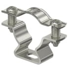 OBO BETTERMANN - Abrazadera con agujero alargado 20-25mm acero inoxidable 14301 A2 14301