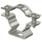 OBO BETTERMANN - Abrazadera con agujero alargado 25-30mm acero inoxidable 14301 A2 14301