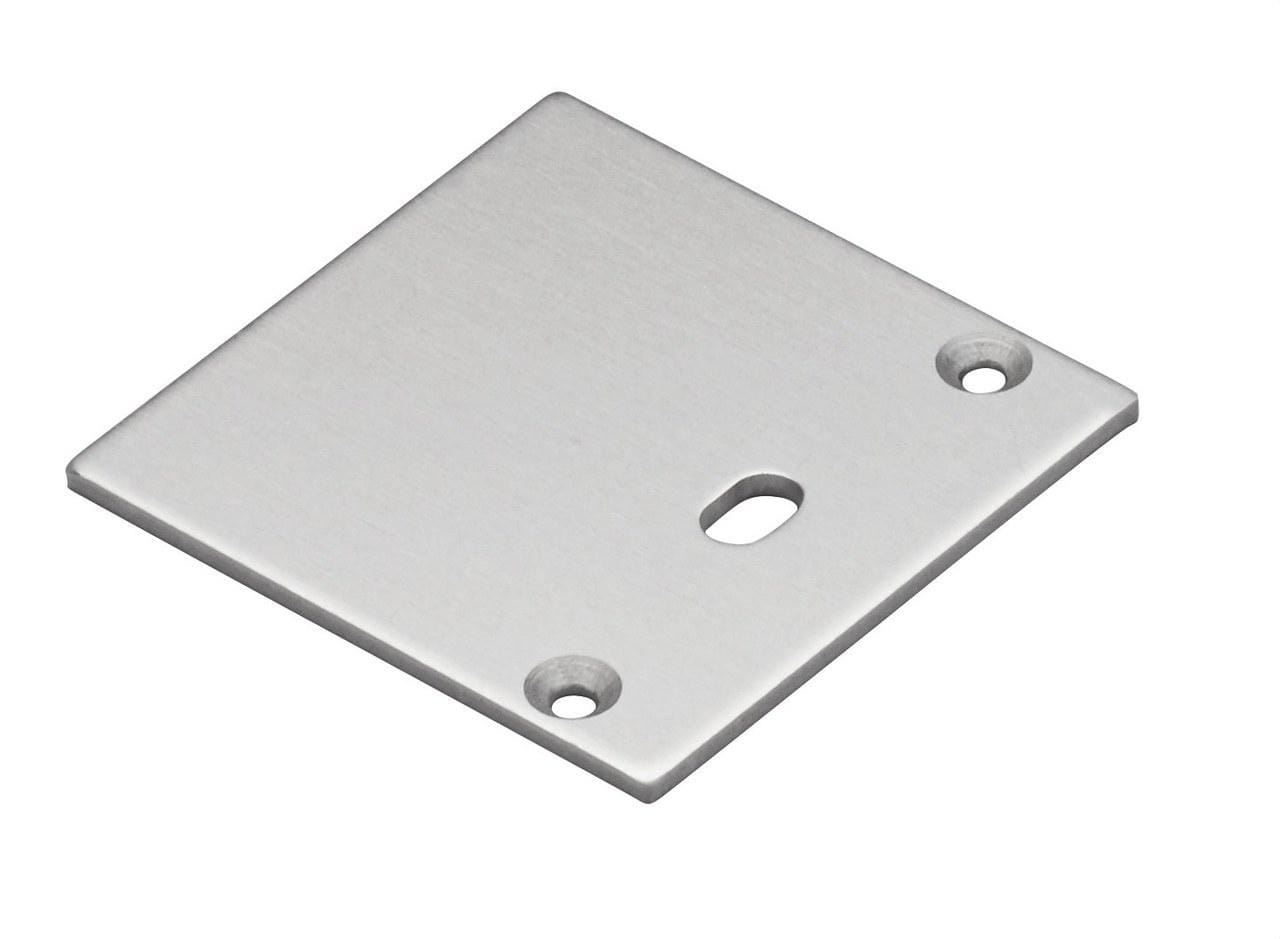 JISO - Tapa lateral con orificio para perfil 775 2 metros gris